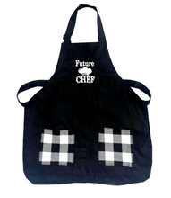 Load image into Gallery viewer, Future Chef Apron and Adjustable Chef Hat for children