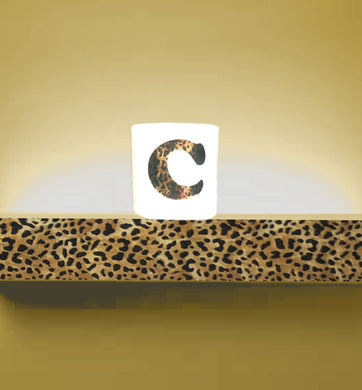 Monogrammed Cheetah Foil Print Toilet Paper
