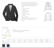 Load image into Gallery viewer, Ladies Fleece Blazer