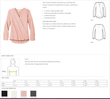Load image into Gallery viewer, Ladies Wrap Blouse