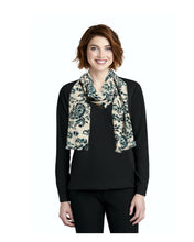 Load image into Gallery viewer, Elegant Green Print Scarf