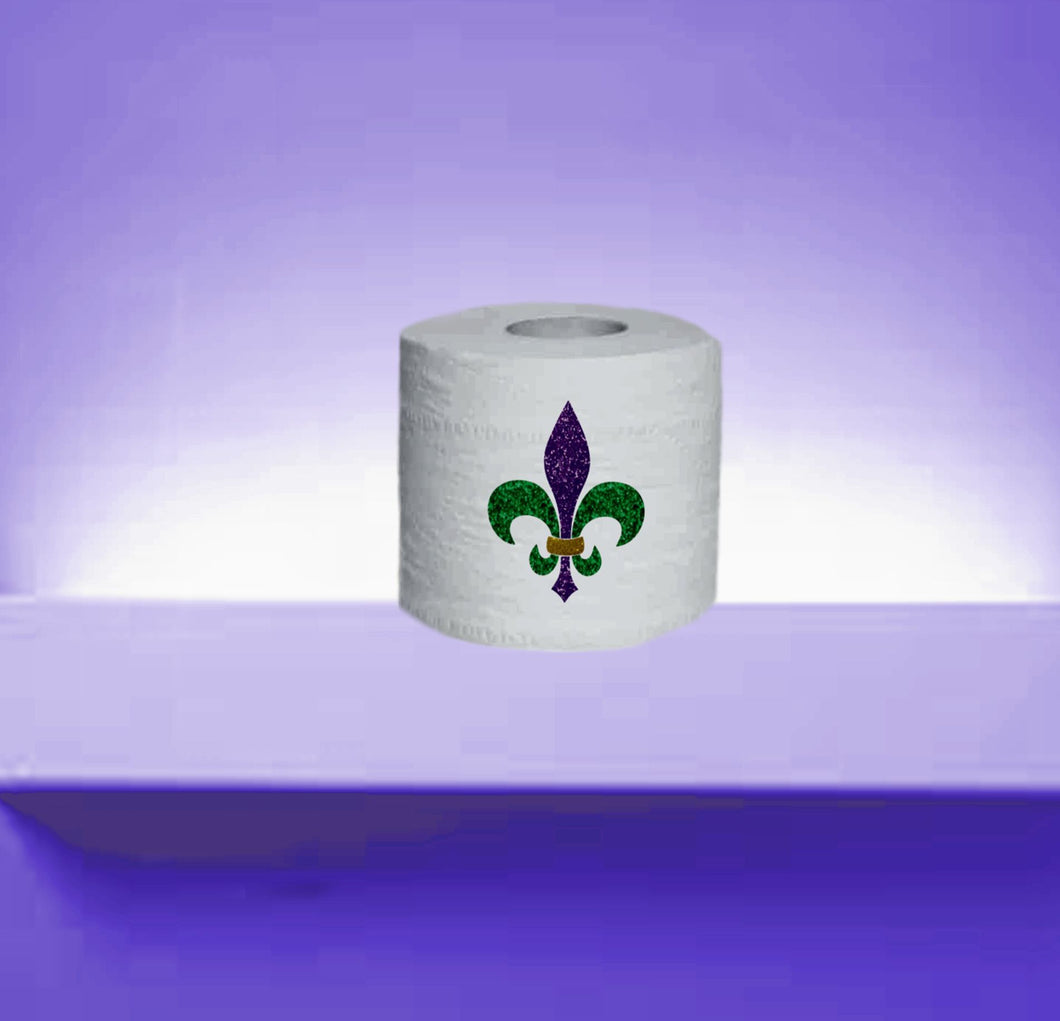 Mardi Gra Fluer De Lis Toilet Paper