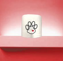 Load image into Gallery viewer, Paw Print Toilet Paper