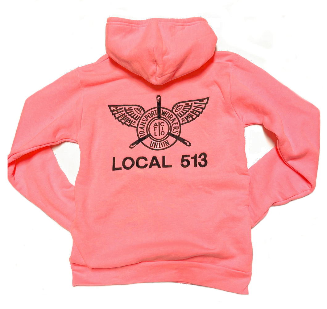 Fluorescent Light Pink Hoodie or Jacket