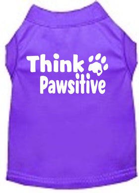 Dog Apparel- Think Pawsitive t-shirt
