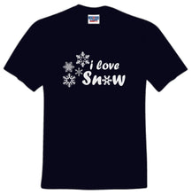 Load image into Gallery viewer, i love snow shirt