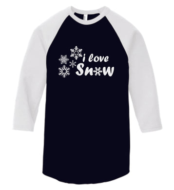 i love snow shirt